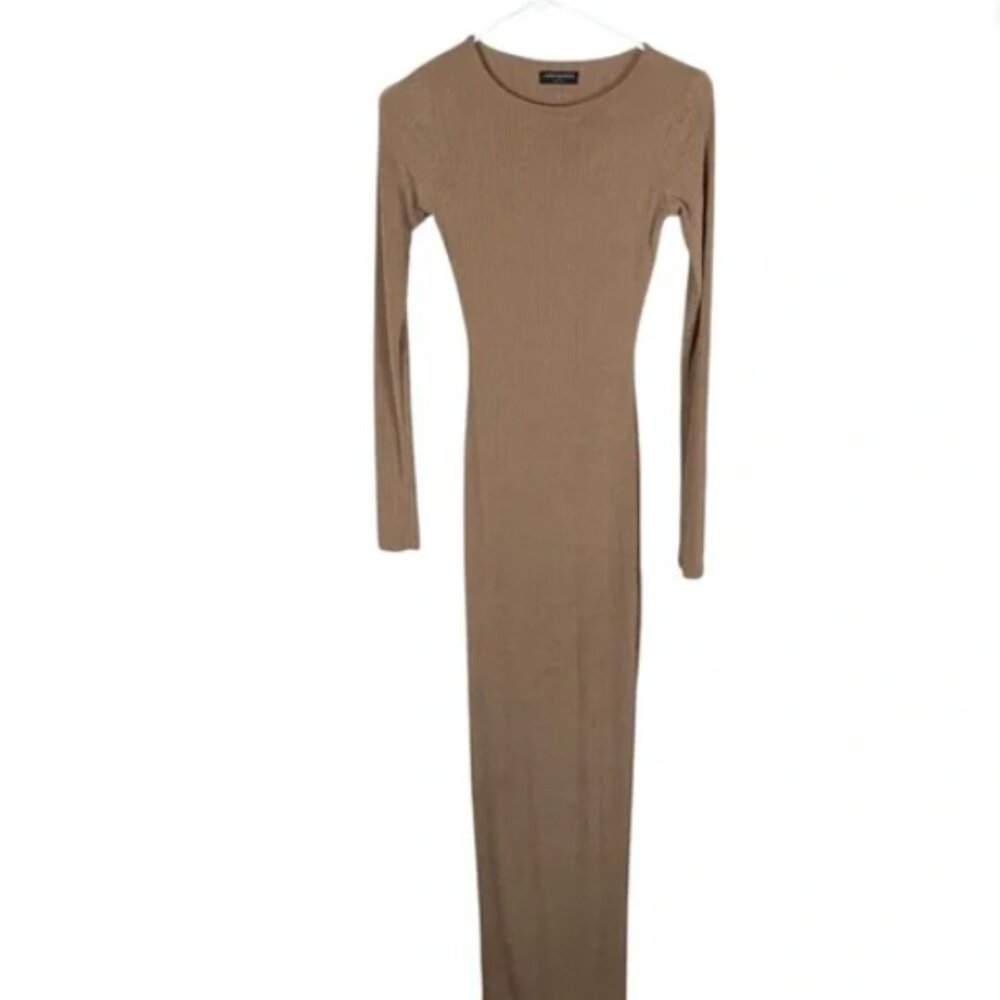 Naked Wardrobe Long Sleeve Maxi Dress